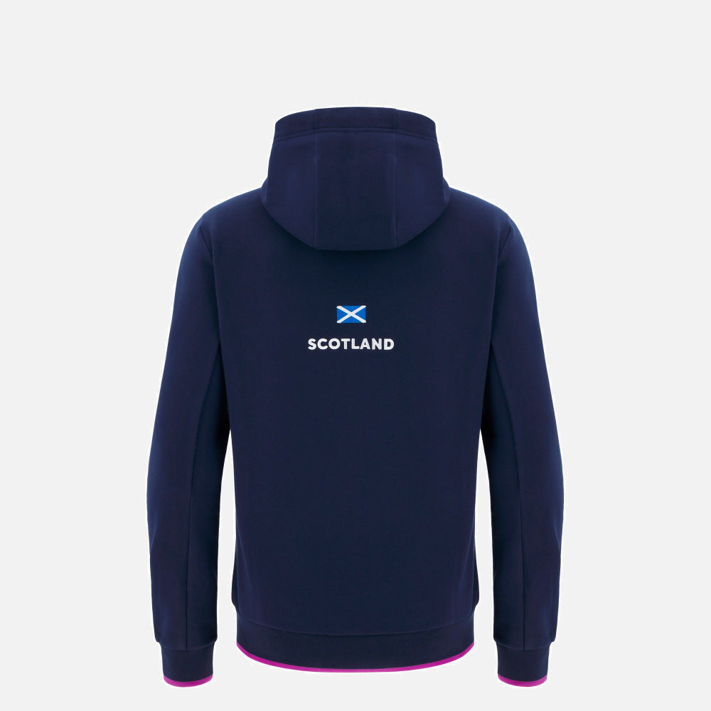 Macron Scotland Rugby 2025/26 Travel Hoodie Kids