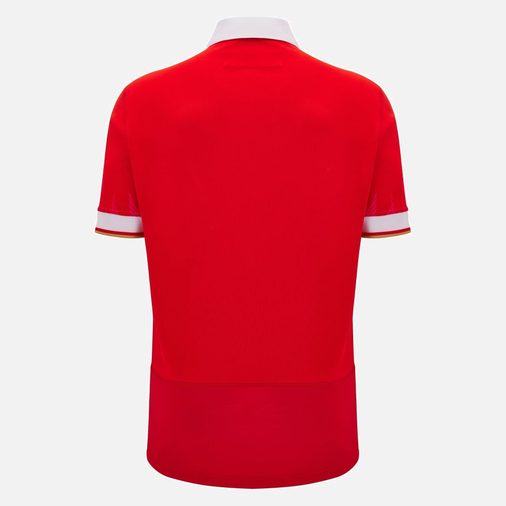 Macron Wales Rugby Cotton Home Shirt Men