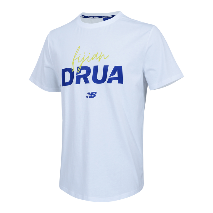 New Balance Fijian Drua Supporter T-shirt Men White