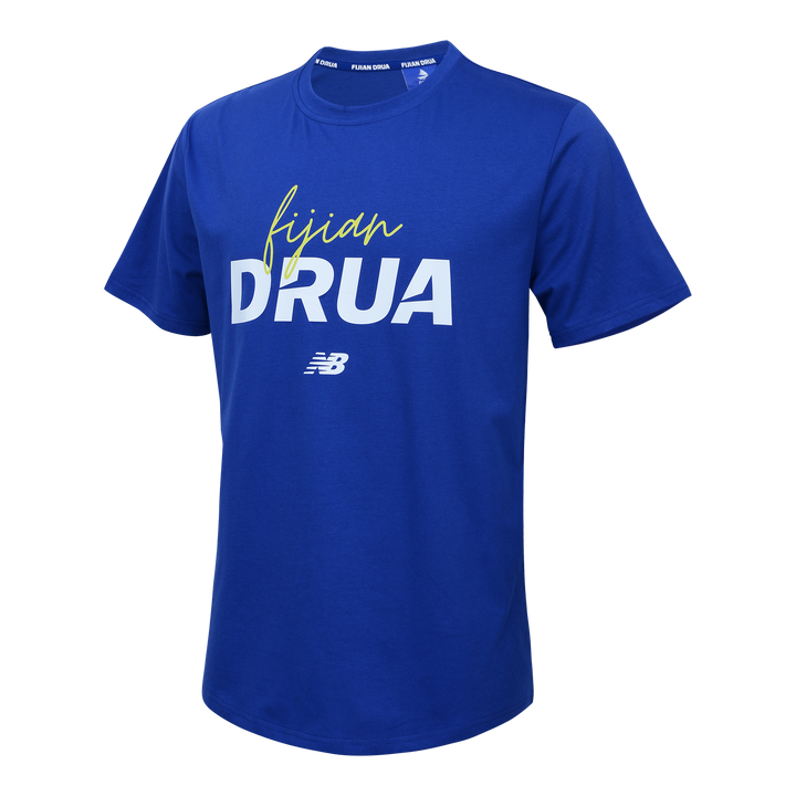 New Balance Fijian Drua Supporter T-shirt Men Blue