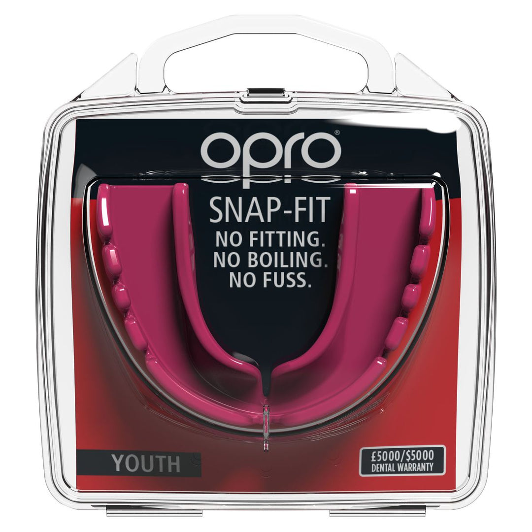 OPRO Snap-Fit Mouthguard Junior Pink