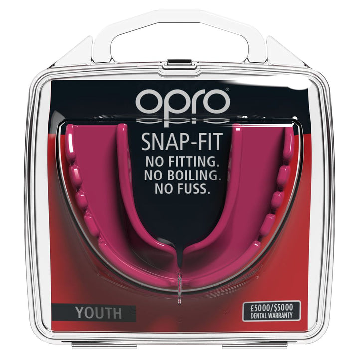 OPRO Snap-Fit Mouthguard Junior Pink