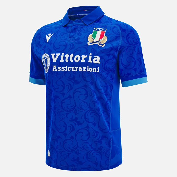 Macron Italy Rugby Replica Home Shirt Men