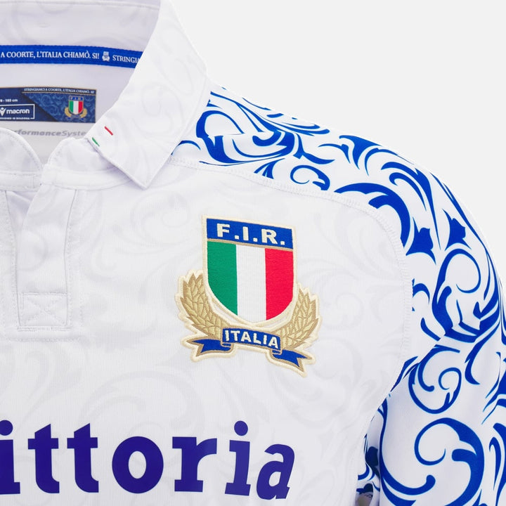 Macron Italy Rugby Replica Away Shirt Men