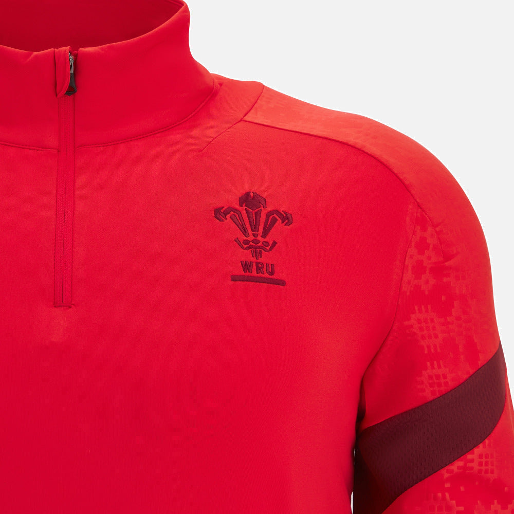 Macron Rugby Wales 2025/26 1/4 Zip Training Top Men’s