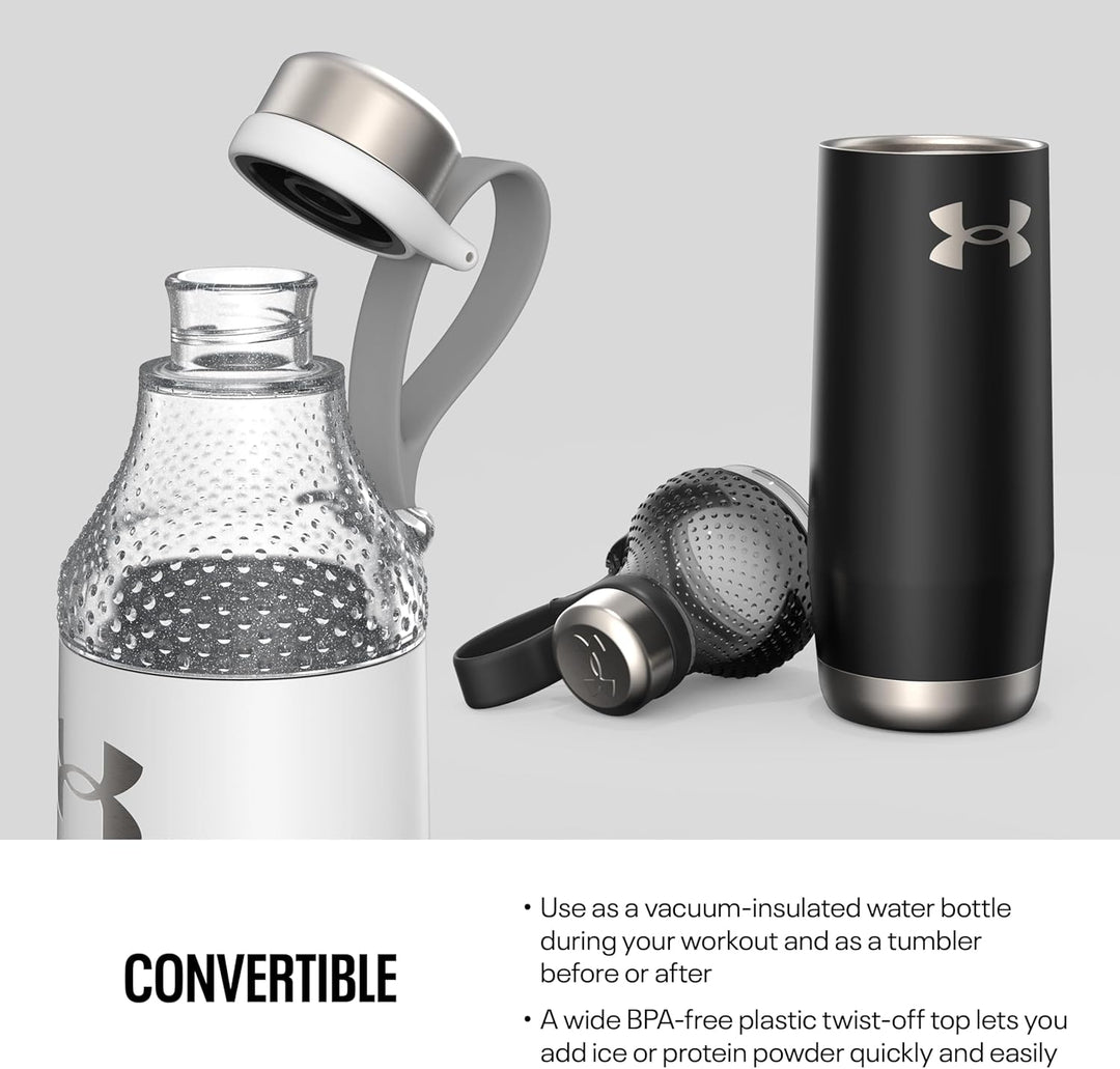 Under Armour Infinity Drinkfles 22 oz Satijn Zwart