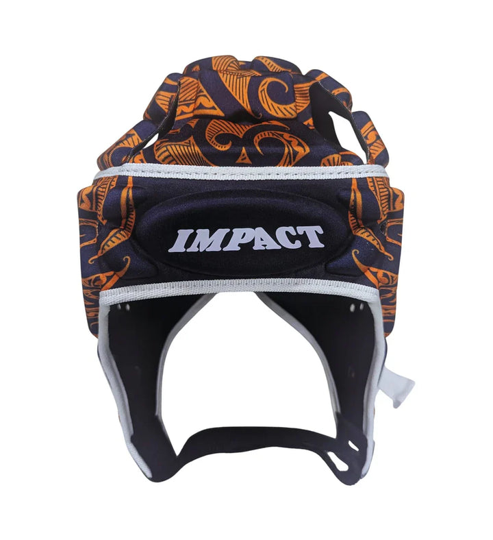 Impact Rugby Kiwi Navy/Orange Headguard