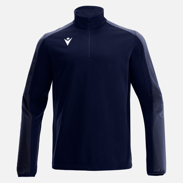 Maglia Macron Arno 1/4 Zip Senior Blu Navy