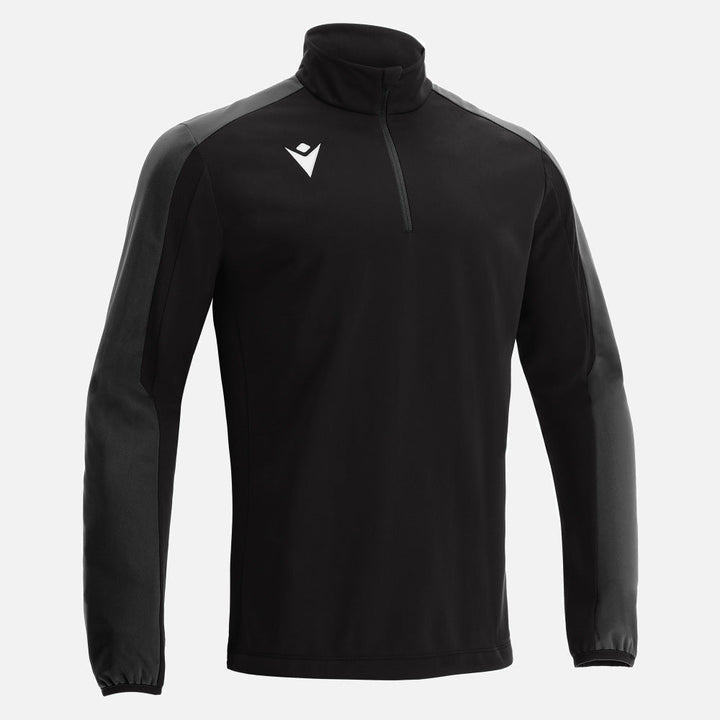 Maglia Macron Arno 1/4 Zip Senior Nera