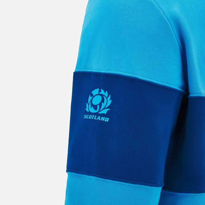 Macron Scotland Rugby 2024/25 Travel Kangaroo Hoodie Junior