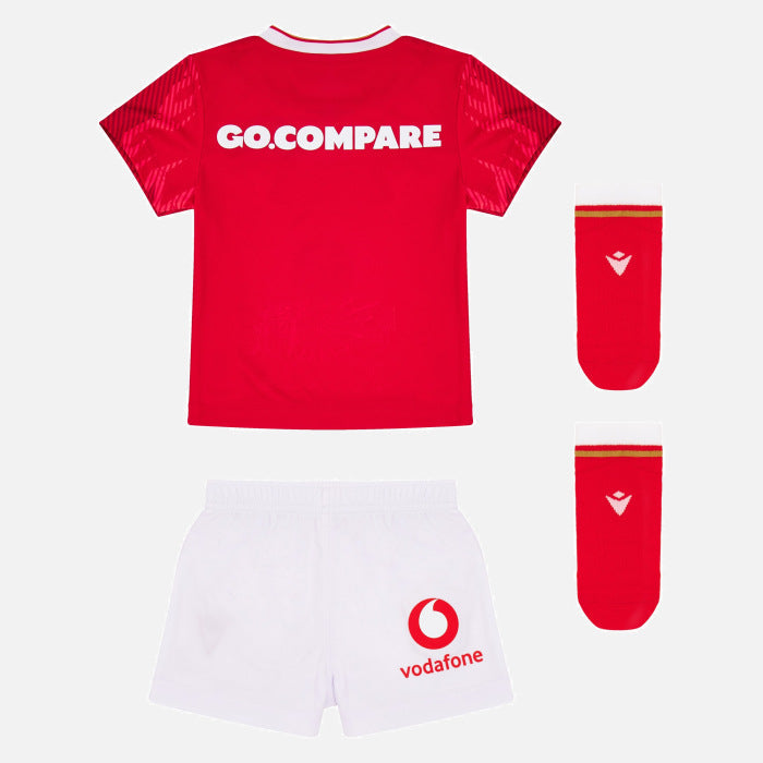 Macron Wales Rugby Replica Home Kit Baby