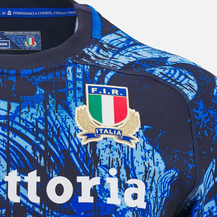 Macron Italy Rugby Training Jersey Junior