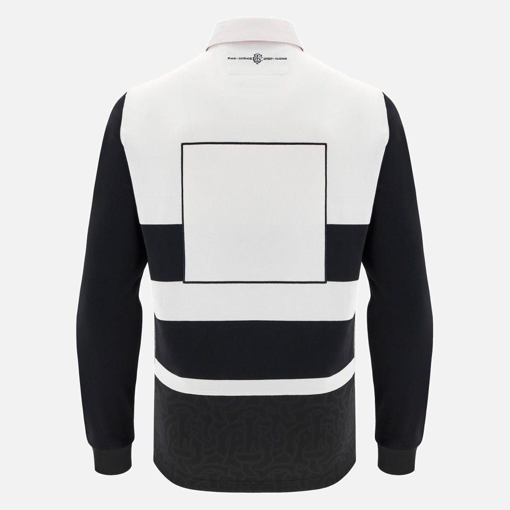 Macron Barbarians 2024/25 Long Sleeve Cotton Shirt Men