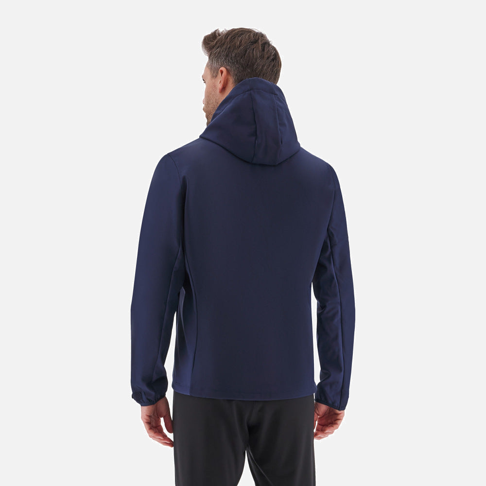 Macron Hooded Soft-Shell Jacket Himalaya Adults Navy