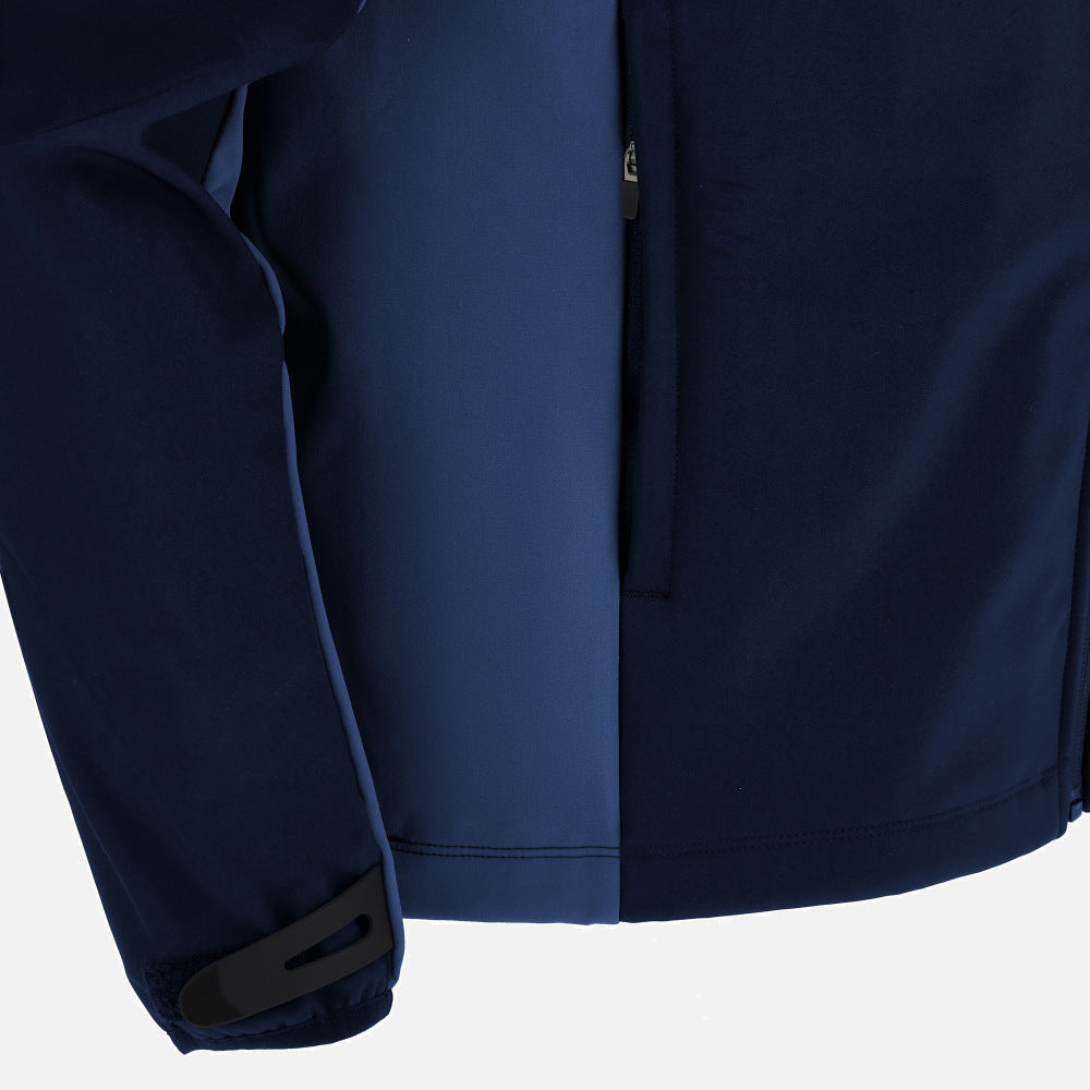 Macron Hooded Soft-Shell Jacket Himalaya Adults Navy