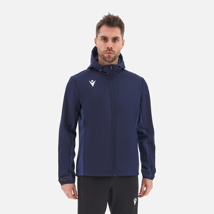Macron Hooded Soft-Shell Jacket Himalaya Adults Navy