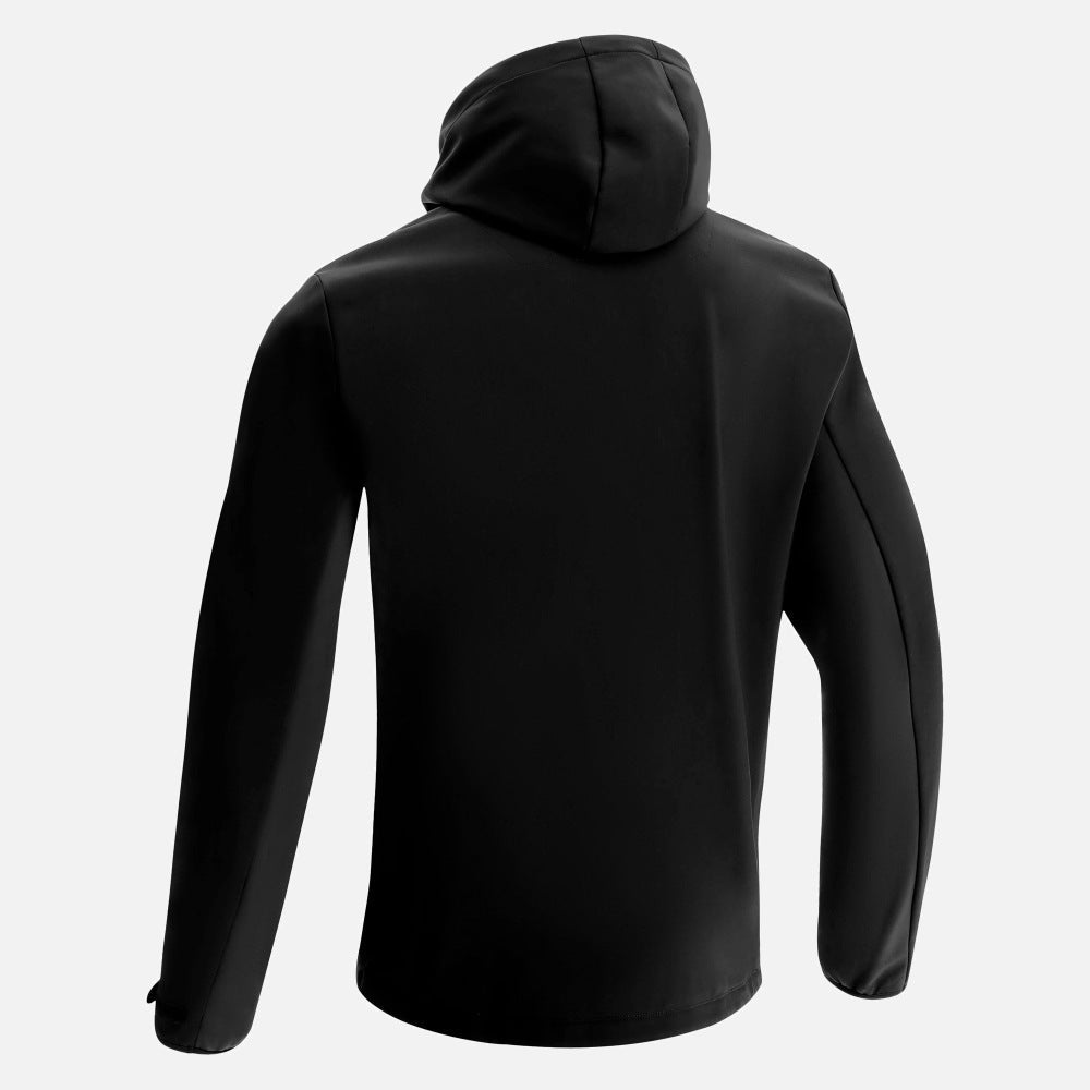 Macron Hooded Soft-Shell Jacket Himalaya Adults Black