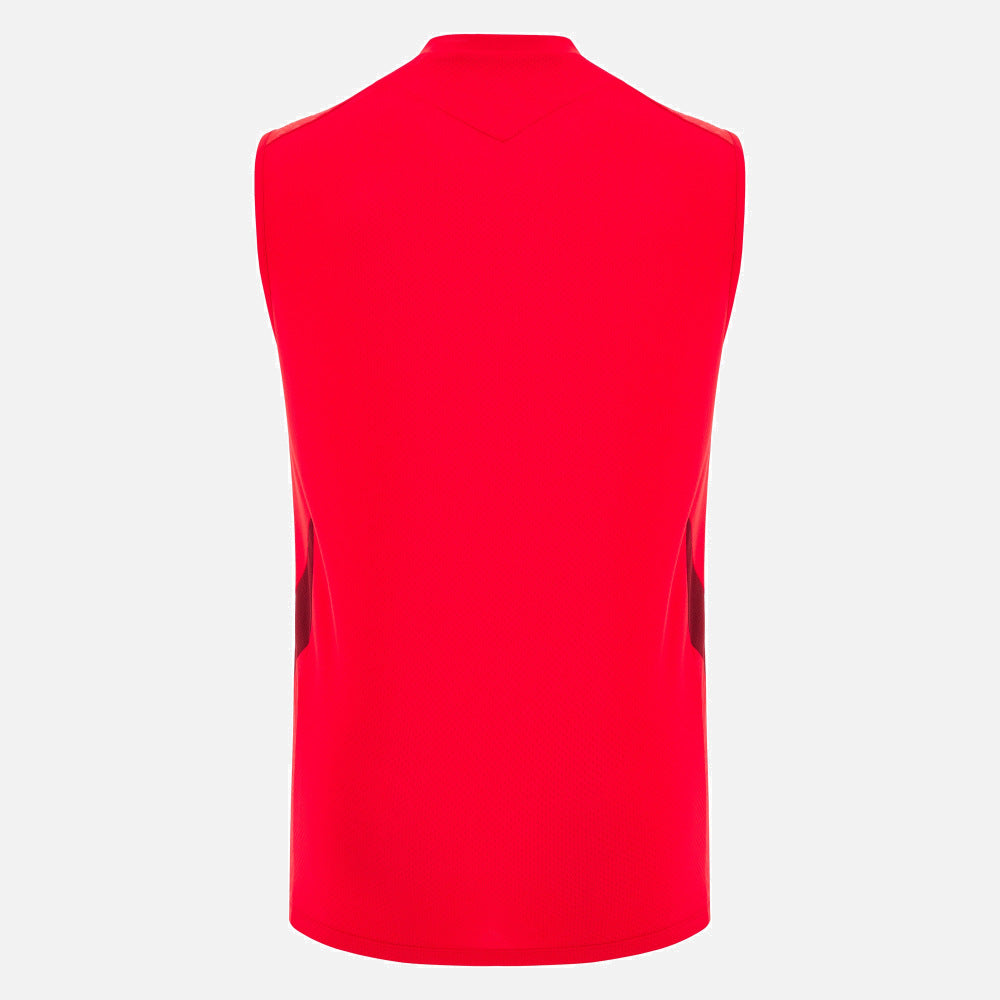 Macron Rugby Wales 2025/26 Red Training Singlet Men's