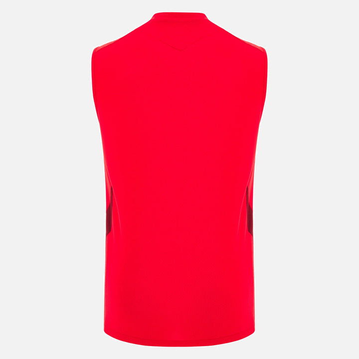 Macron Rugby Wales 2025/26 Red Training Singlet Men's