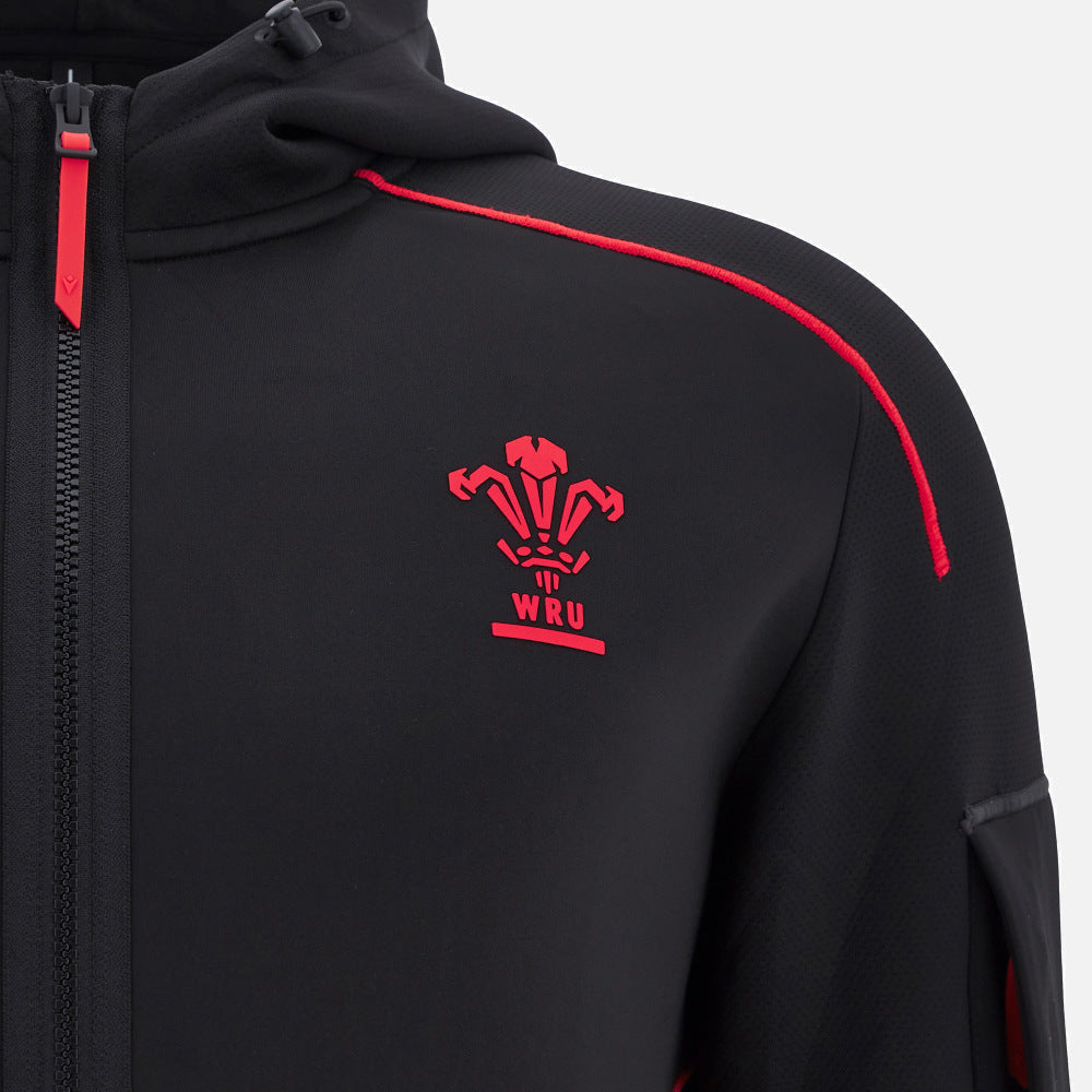 Macron Rugby Wales 2025/26 Athleisure Tech Hoodie Men’s