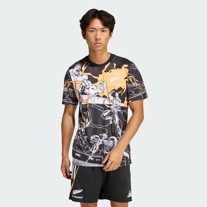 adidas All Blacks x Marvel Captains Run Shirt Men