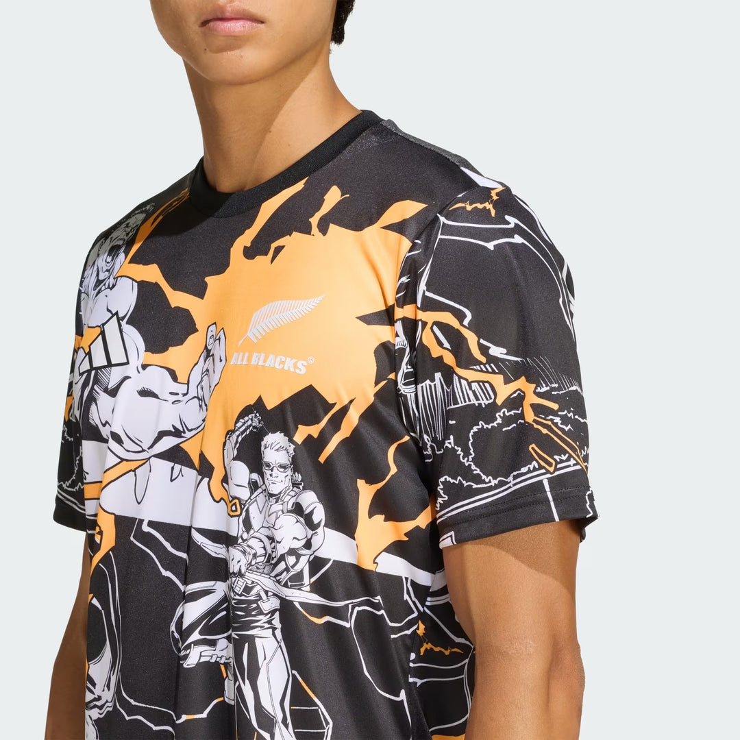 adidas All Blacks x Marvel Captains Run Shirt Men
