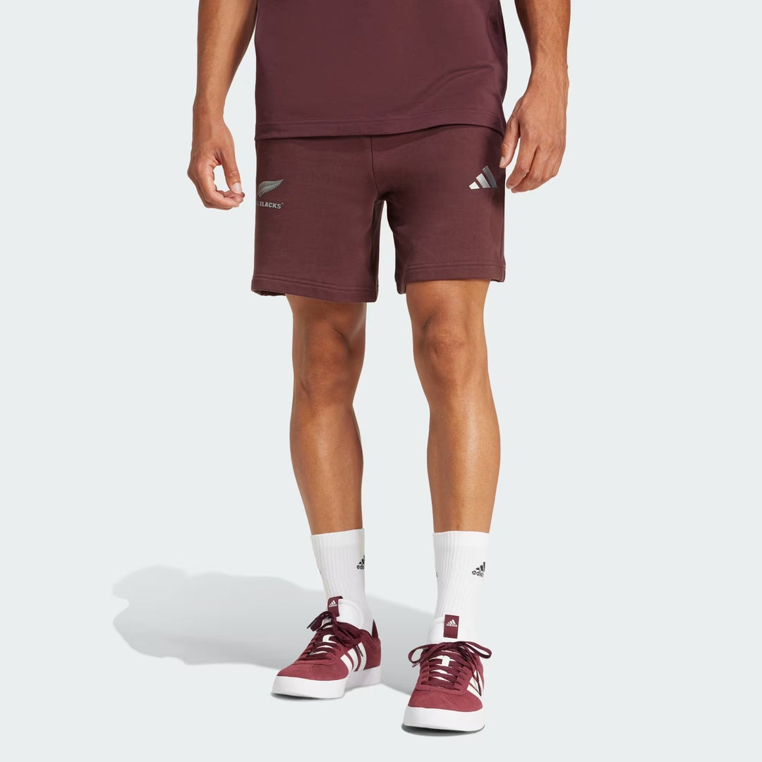 adidas All Blacks Men’s 3-Stripes French Terry Shorts