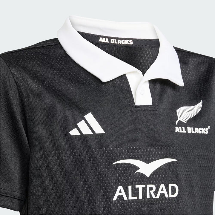 adidas All Blacks Rugby Home Shirt Kids 2025