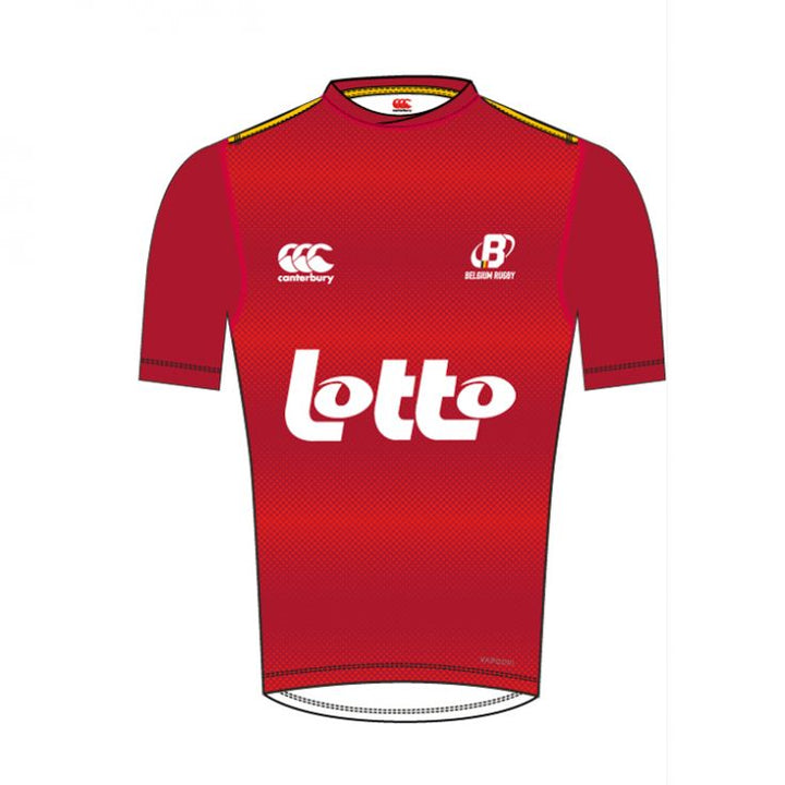 Canterbury Belgium Away Rugby Shirt Kids Red 2025