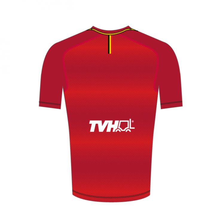 Canterbury Belgium Away Rugby Shirt Kids Red 2025