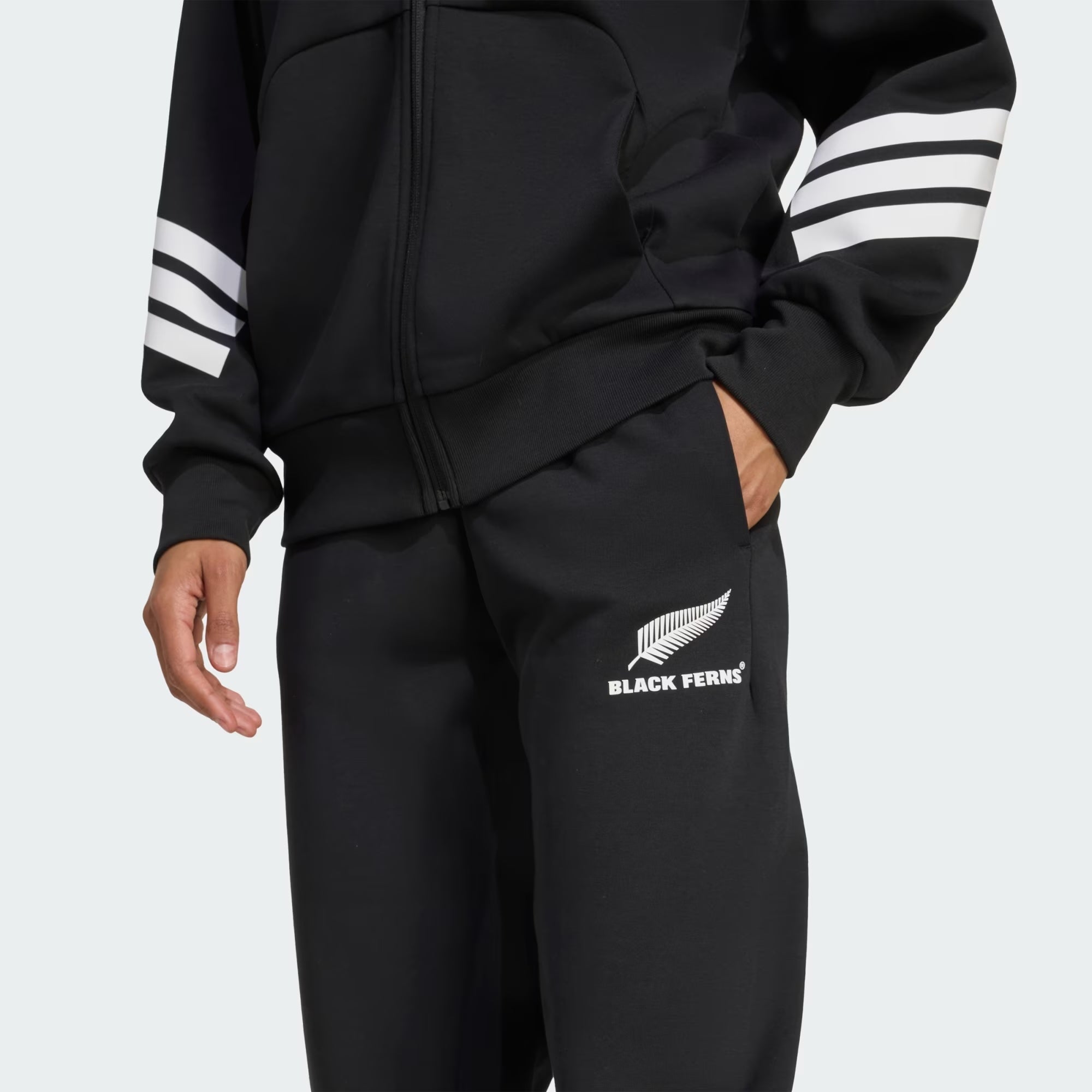 adidas Black Ferns 3-Stripes Training Pants – Rugby Warehouse