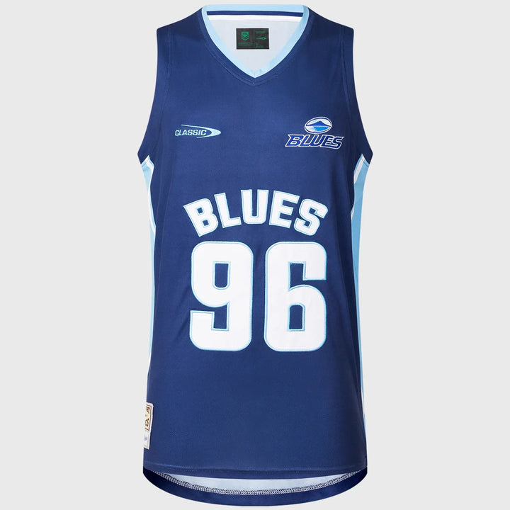 Classic Blues Super Rugby Basketball Jersey Blue 2025