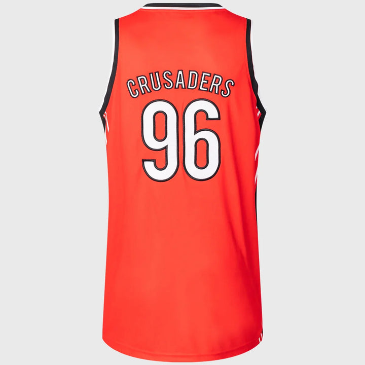 Crusaders Super Rugby Basketball Jersey Red 2025