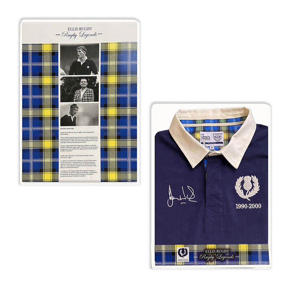 Ellis Rugby Doddie Weir Scotland Rugby Shirt
