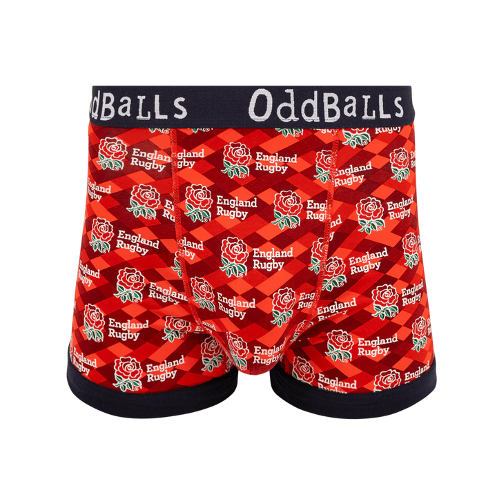 OddBalls England Rugby Union Alternate Heren Boxer Shorts Katoen