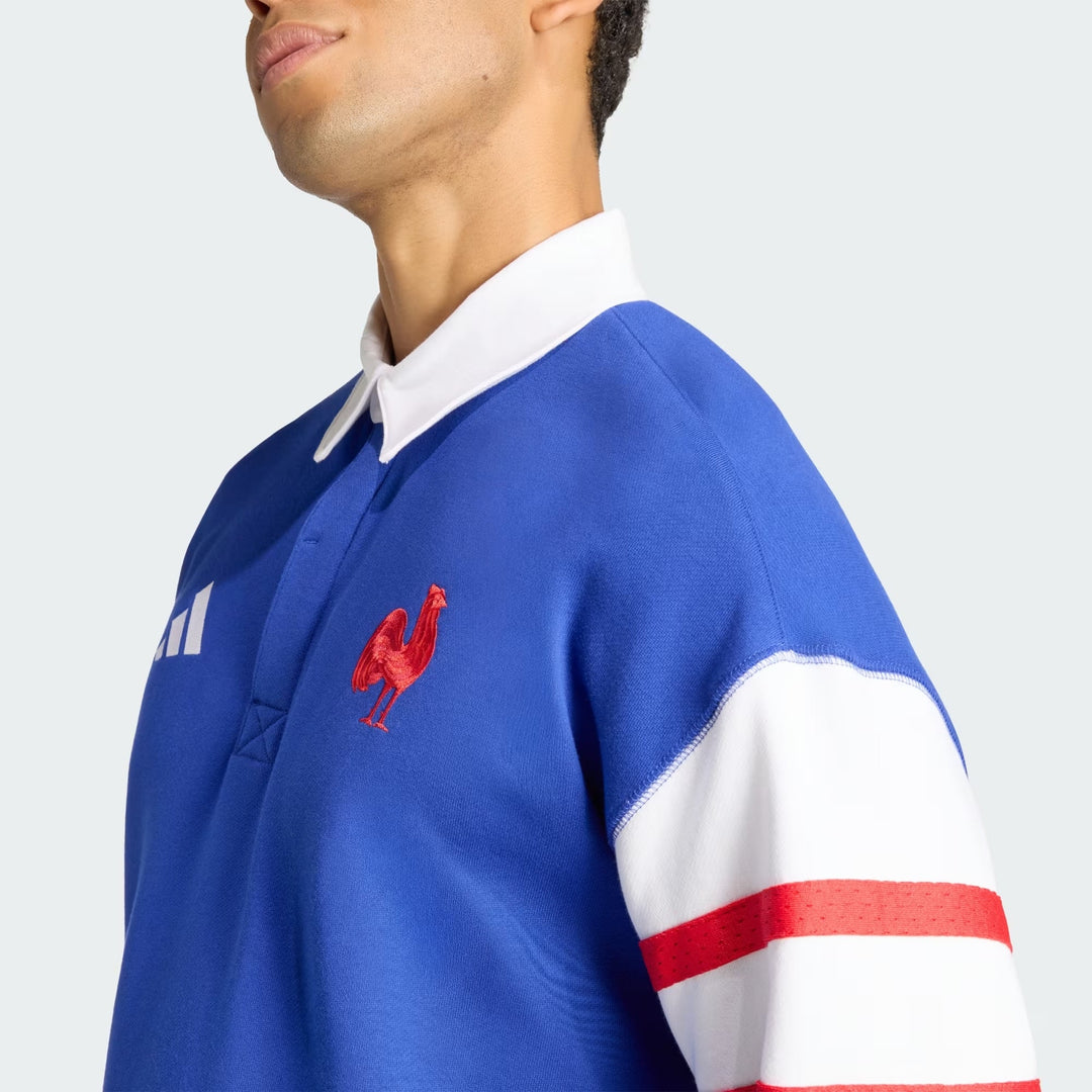 FFR Heritage Rugby Polo Shirt Long Sleeve