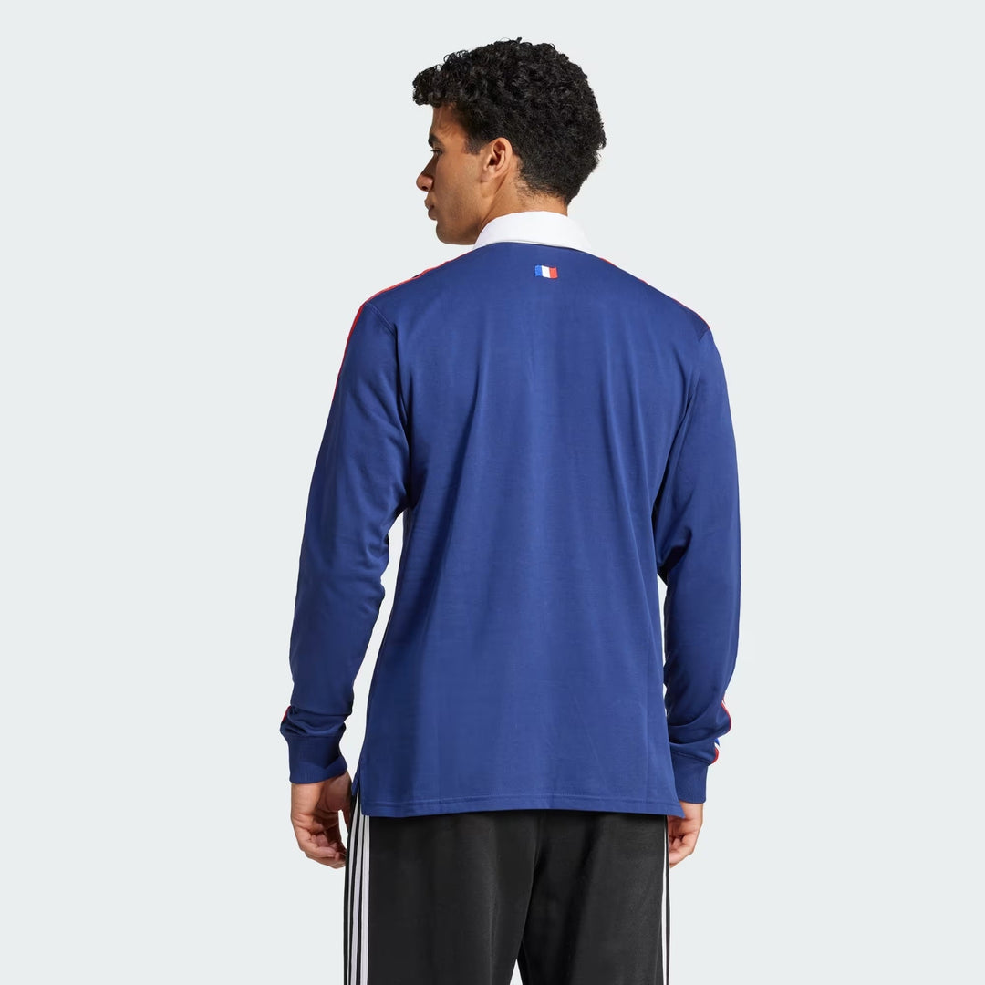 Adidas France Culture Long Sleeve Rugby Shirt Mens
