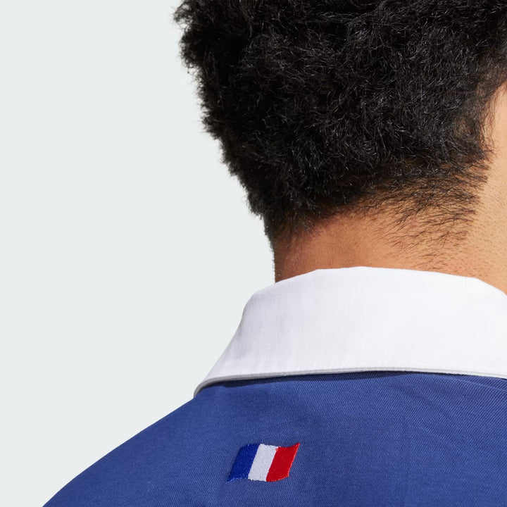 Adidas France Culture Long Sleeve Rugby Shirt Mens