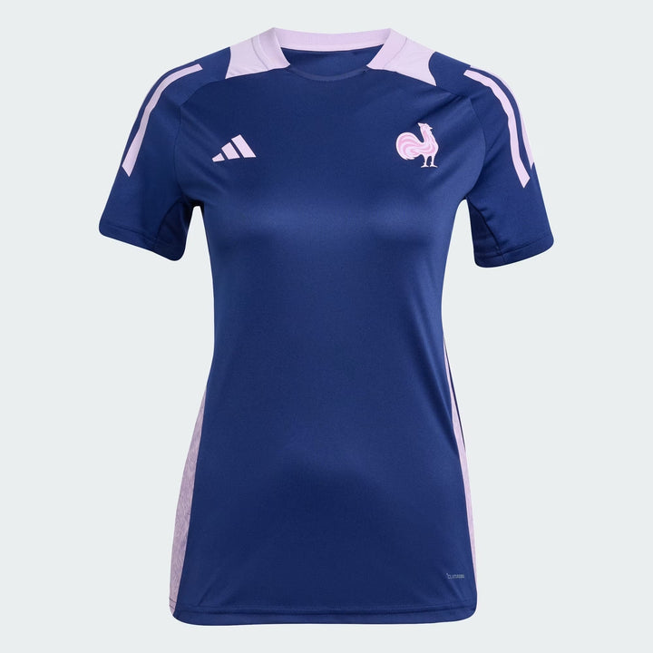Maglietta sportiva adidas France da donna blu