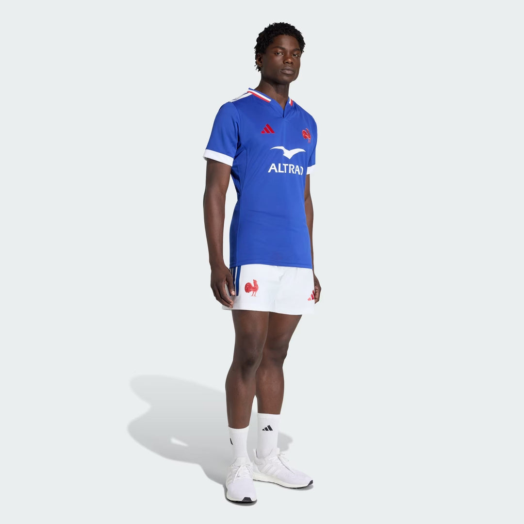 adidas France Replica Rugby Home Shorts Men