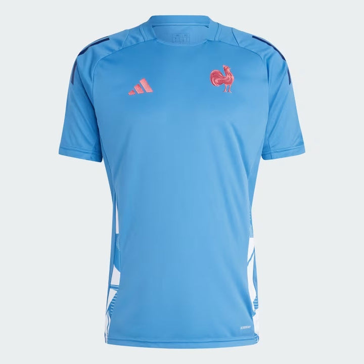 Adidas France Performance T-shirt Men Light Blue