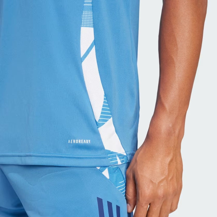 Adidas France Performance T-shirt Men Light Blue