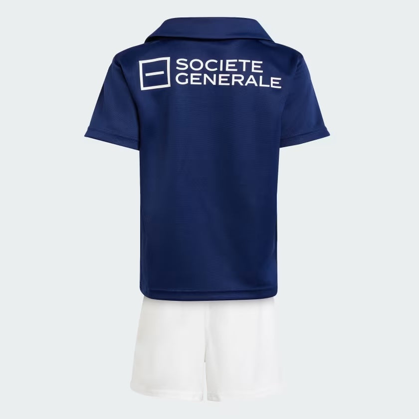 Adidas France Rugby Mini Home Kit Kids