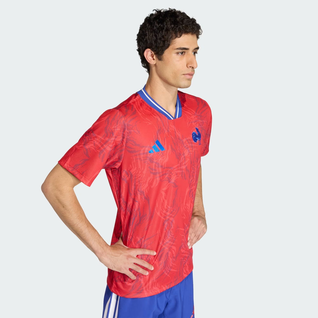 Adidas France Rugby Prematch Shirt Men