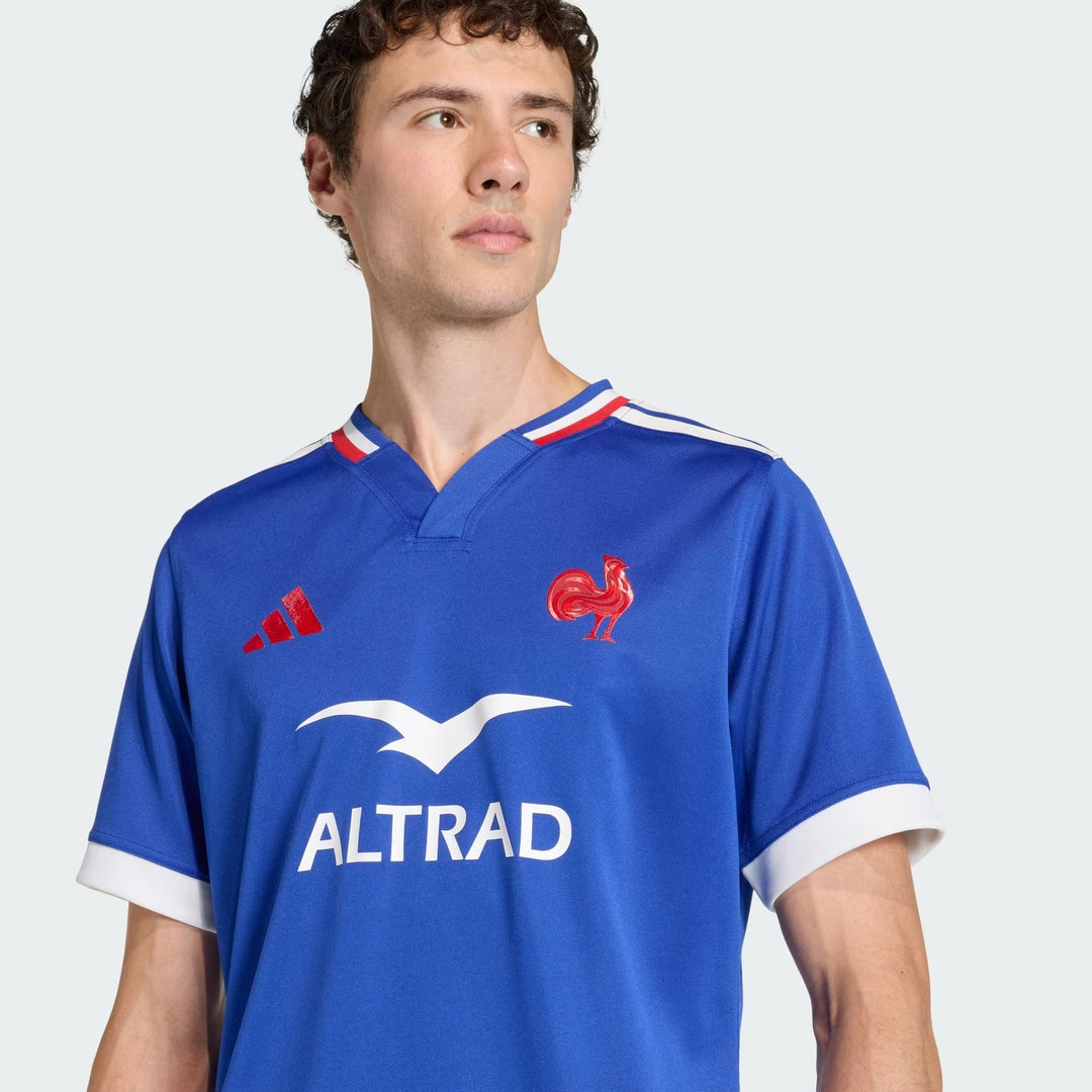 Adidas Frankrijk Rugby Replica Thuisshirt Heren