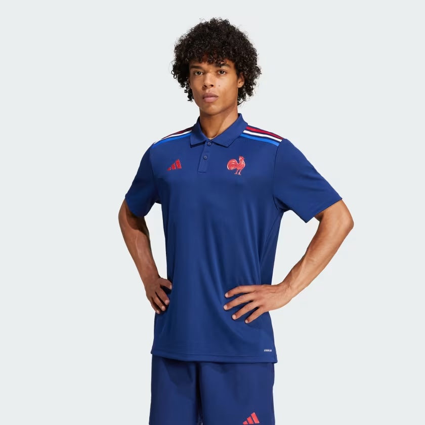Adidas France Rugby Home Supporter Polo Shirt Men