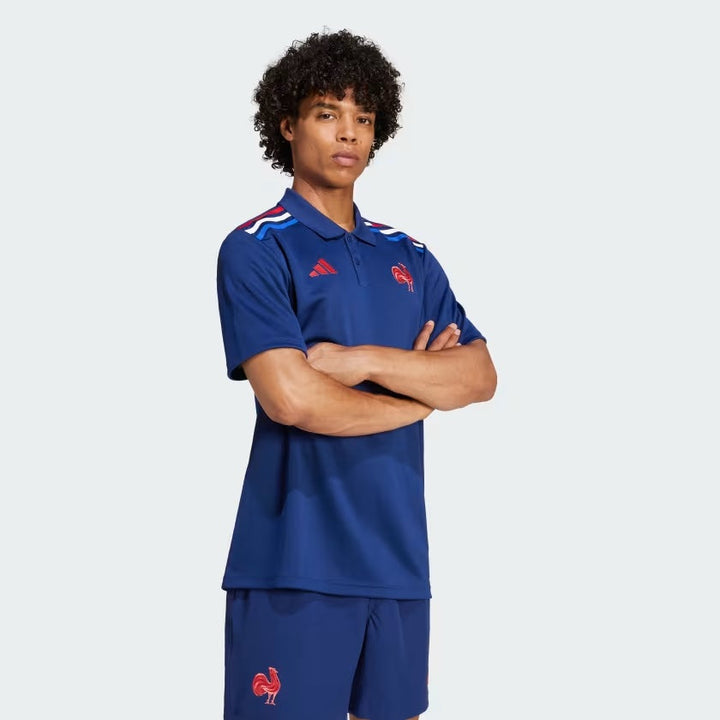 Adidas France Rugby Home Supporter Polo Shirt Men