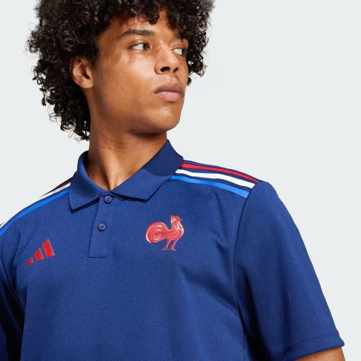 Adidas France Rugby Home Supporter Polo Shirt Men