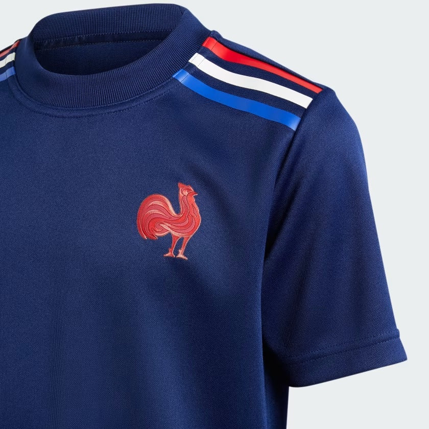 Adidas France Rugby Home Supporter T-shirt Kids