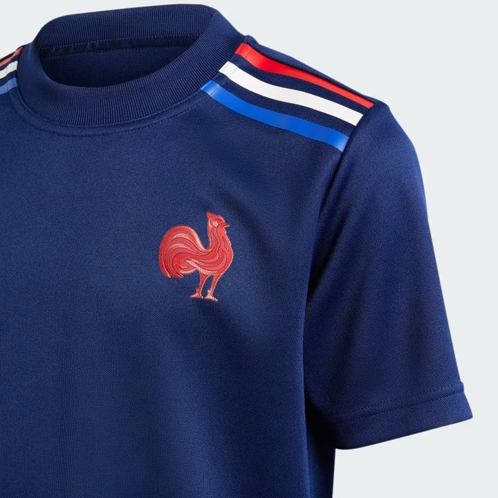 Adidas France Rugby Home Supporter T-shirt Kids
